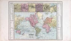 The World Map, Principal Cities of the Old World, Macon County 1897